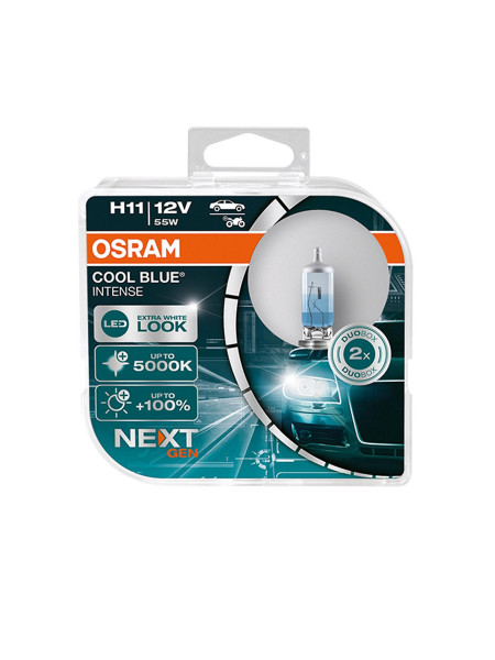 OSRAM H11 Cool Blue Intense +100% NextGen