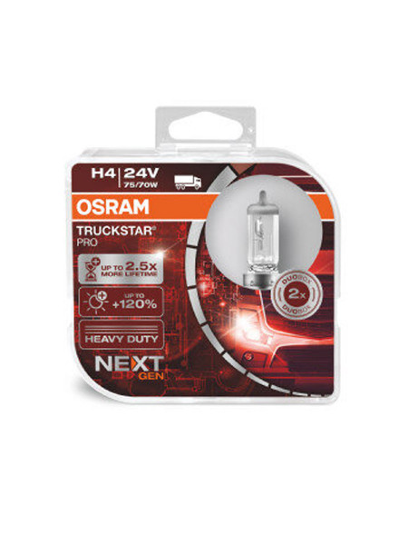 OSRAM H4 24V Truckstar Pro +100% NextGen