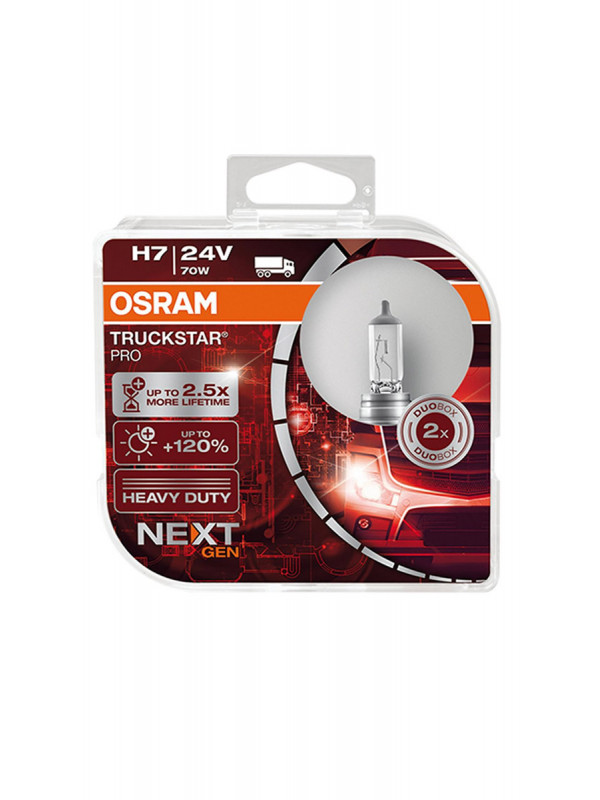 OSRAM H7 24V Truckstar Pro +100% NextGen
