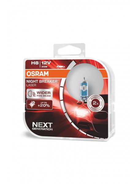 OSRAM H8 Night Breaker Laser +150%