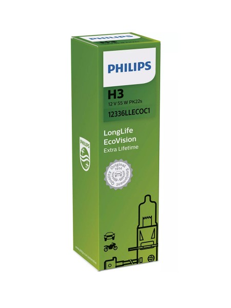 PHILIPS H3 LongLife EcoVision