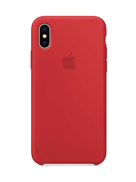 APPLE Silicone Case iPhone X Red