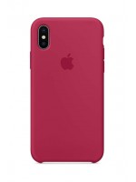 APPLE Silicone Case iPhone X Rose Red