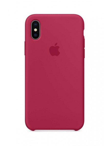 APPLE Silicone Case iPhone X Rose Red