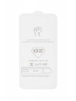 Prémiové 5D temperované sklo iPhone X biele