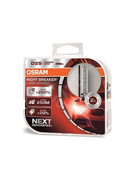 OSRAM D2S Night Breaker Laser Xenarc +200%